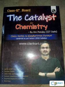 The catalyst for chemistry, includes a question booklet, for class 12