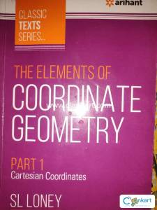 The element of coordinate geometry by SL LONEY
