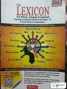 The lexicon for ethics, integrity and aptitude 2023 edition