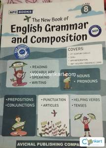 The new book of English Grammar and Composition Class 8th