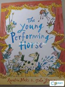 The young performing horse