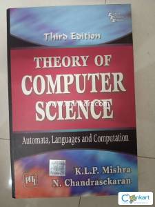 Theory of computer science by K. L. P. Mishra