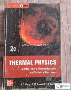 Thermal physics book for BSc and MSc