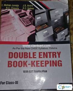 This is CHSE class-XI book,  This Book name- Double Entry Book-keeping