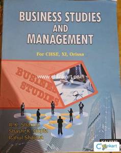 This is the CHSE class-XI book,Name- Bussines studies and management