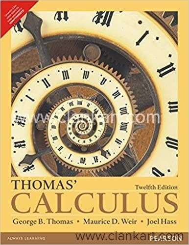Thomass Calculus 12E Pearson Maurice Weir Joel Hass