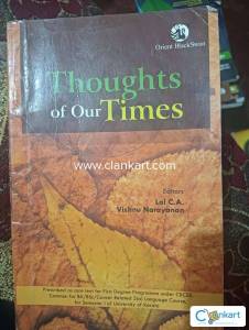 Thoughts of our times