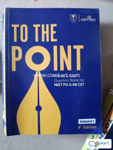 To the point previous year question bank neet pg and inicet 4th edi