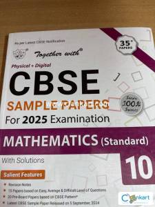 Together With CBSE Class 10 Sample Papers Mathematics Standard
