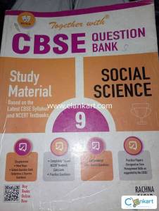 Together with CBSE question bank Social science for class 9