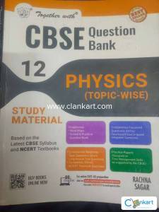 Together with CBSE question bank Study Material for Class 12 Physics