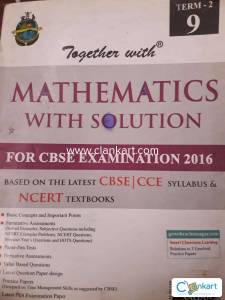 Together with Mathematics with Solution class 9th 2016