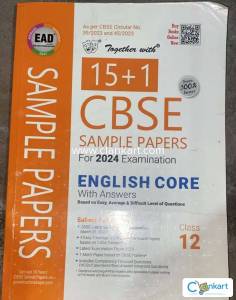 Together with sample papers english class 12
