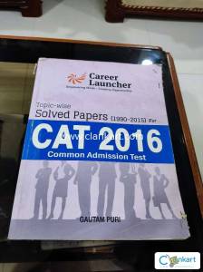 Topic Wise Solved Papers for CAT (2016 edition)