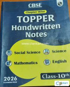 Topper Handwritten Notes Class 10