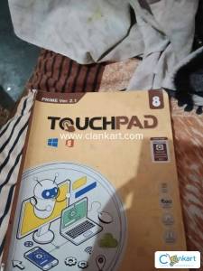 Touch pad computer book for class 8