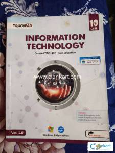 Touchpad Information technology for class 10,code:402