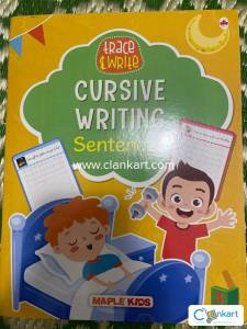 Trace & Write cursive writing (sentences)- New book unused