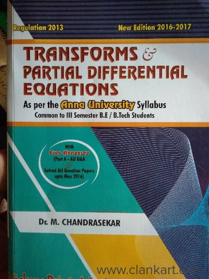 Transforms Partial Differential Equations by DrMChandrasekar