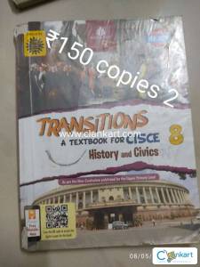 Transitions CISCE - History an civics text book Grade 8