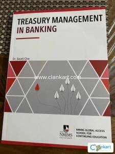 Treasury management in banking. By NMIMS. Completely new. Unused.