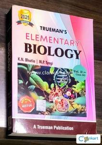 Trueman's Elementary Biology Vol-II for Class 12 and NEET
