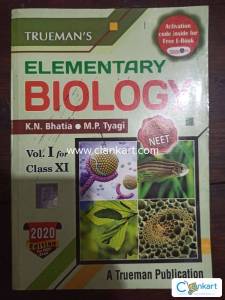 Trueman's  Elementary Biology Vol.1 for Class 11