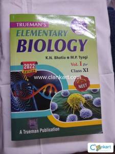 Trueman's elementary biology vol 1 class XI
