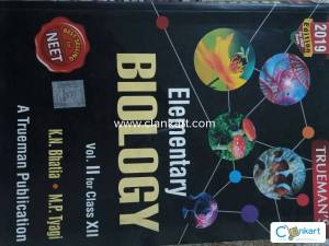 Trueman's elementary biology volume 2 for class 12