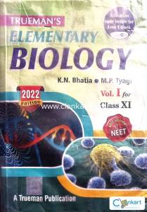 Truemans Elementary Biology For Class 11 And Neet - Vol. 1