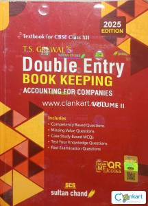 T.s. Grewal's Double Entry Book Keeping - vol(i&ii) Class 12