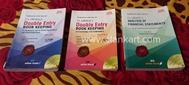 Ts Grewals double entry book keeping 123 vol Used 2020