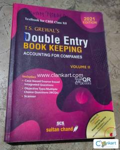 T.s. grewal double entry book keeping volume 2 for class 12
