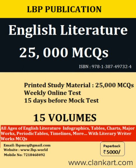 UGC NETSET English Literature