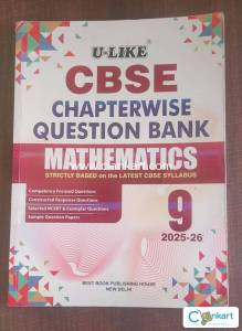 U-LIKE  Mathematics CBSE Chapter wise Question Bank for class 9