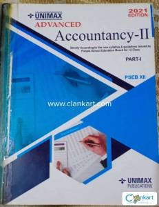 UNIMAX ADVANCED ACCOUNTANCY-II PART-I FOR CLASS 12