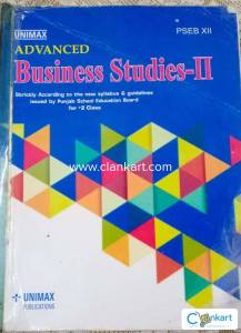 UNIMAX ADVANCED BUSINESS STUDIES-II FOR CLASS 12