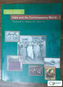 UNUSED 2025-2026 Print Class 9 NCERT Social Science Books (Set of 4)