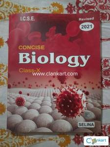 UNUSED BOOK, ICSE, Revised, CONCISE Biology, Class X, SELINA PUBL.