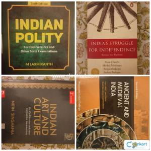 UPSC Bundle(Polity, Ancient/medieval history,Independence, art culture