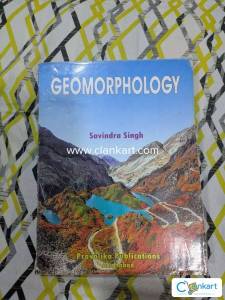 UPSC geography optional: Geomorphology by Savindra Singh