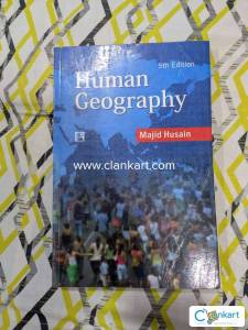 UPSC geography optional: Human geography by Majid Hussain
