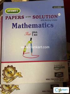 UTTAM PAPER WITH SOLUTION MATHEMATICS