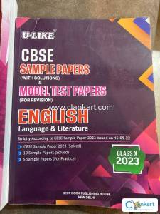 U LIKE Class 10 ENGLISH Both sample papers and question bank
