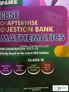 U-like cbse chapterwise question bank mathematics class IX