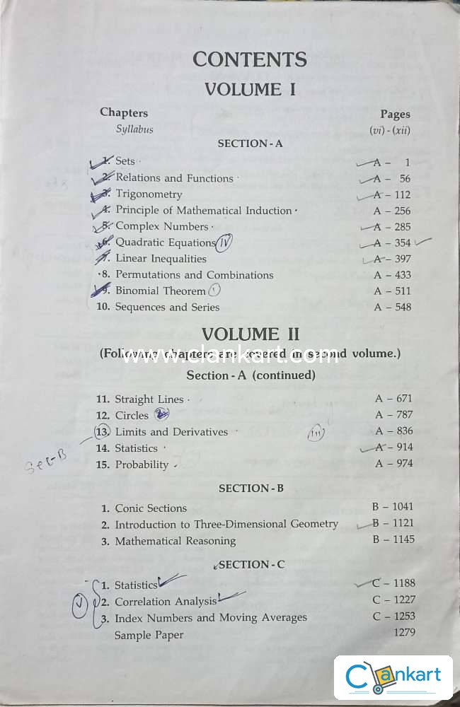Buy understanding i s c mathematics class xi vol i ii book in