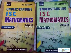 Understanding Mathematics ISC class 12 vol 1&2 both