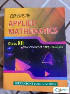 Unused Class 12 Applied Maths book