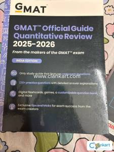 Unused GMAT official guide quantitative review 2025-2026