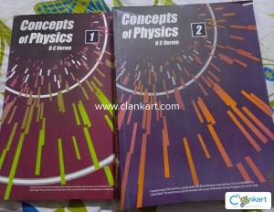 Unused HC VERMA Concepts of Physics Volume 1 and 2 (2023 edition)